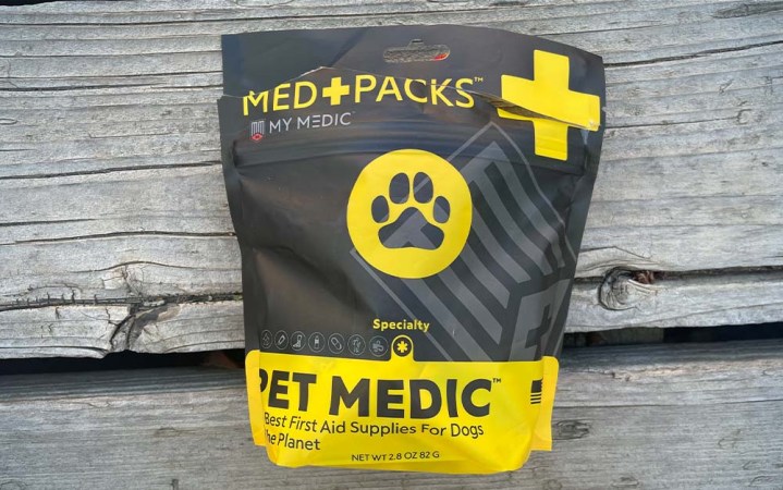  A quality compilation of pet first aid materials.