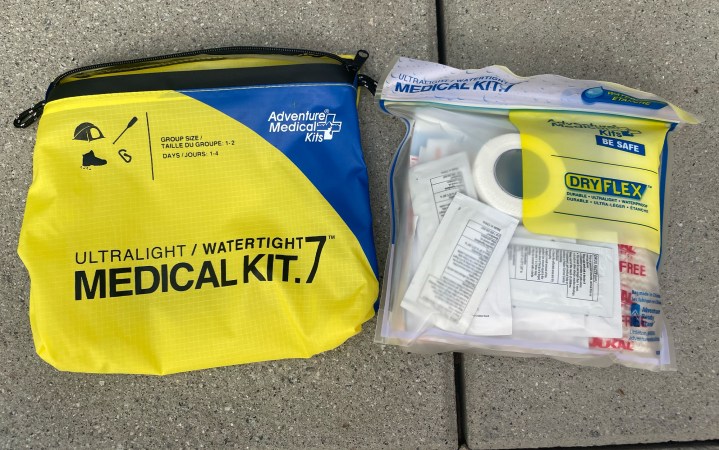  We tested the Adventure Medical Kits Ultralight / Watertight Medical Kit .7.