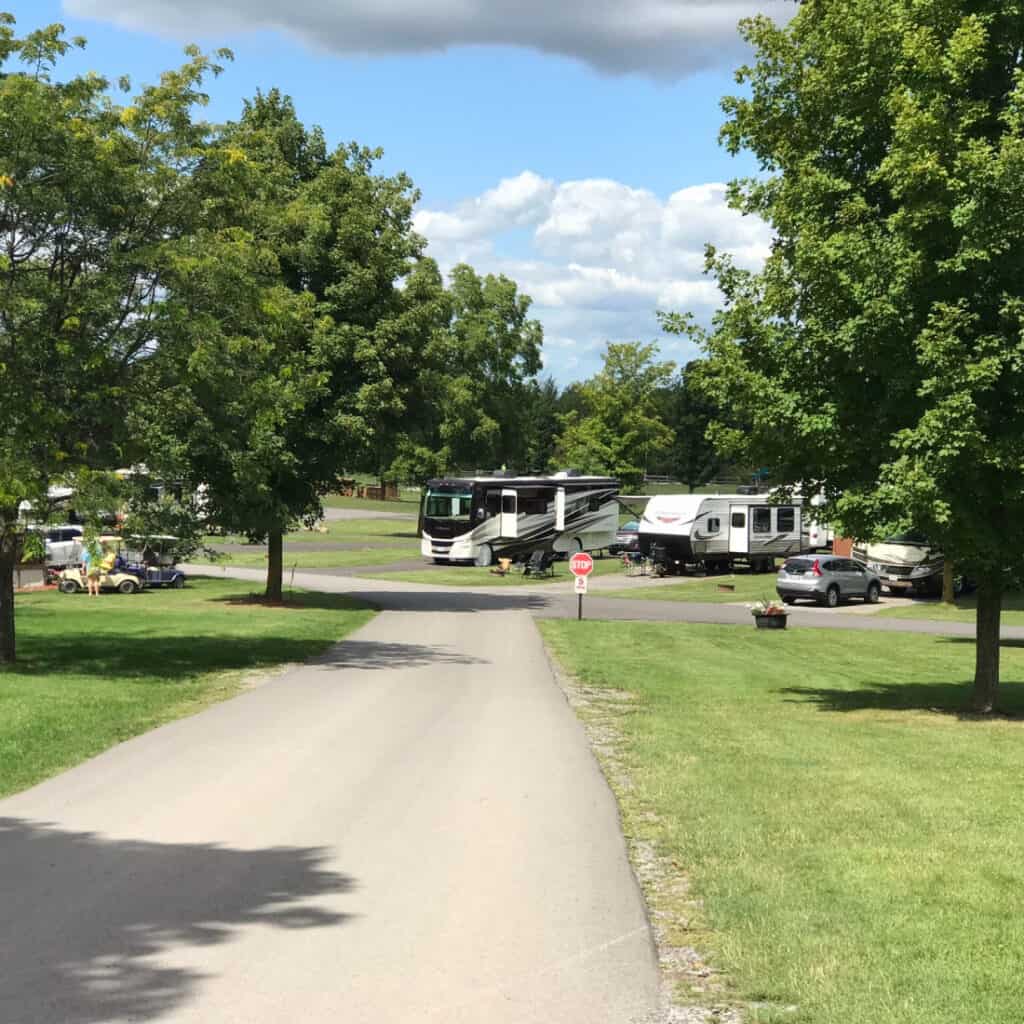 RV sites at Southwoods RV Resort.