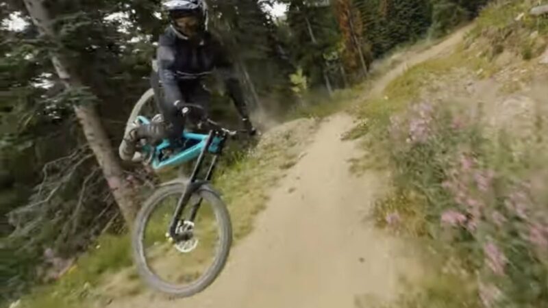 WATCH: High-Speed Follow Cam Trails Mountain-Bike Legend