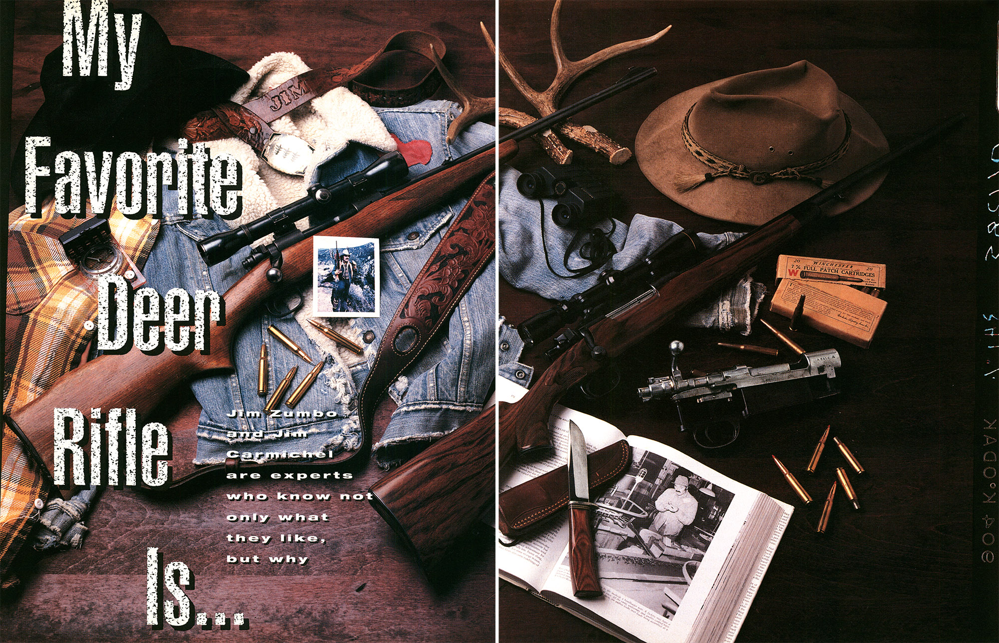 An old Outdoor Life magazine spread from 1994.