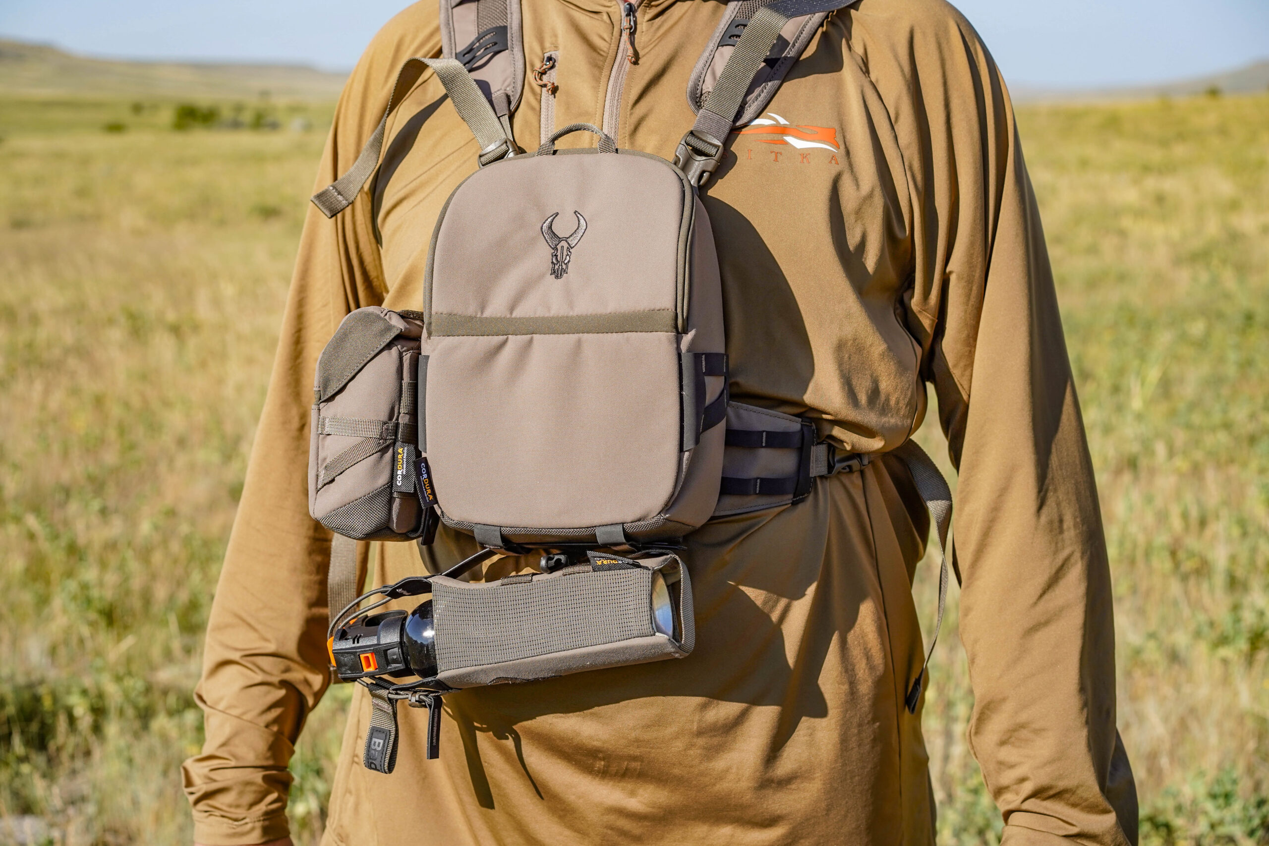 Glassing while wearing the Badlands Binocular Harness.