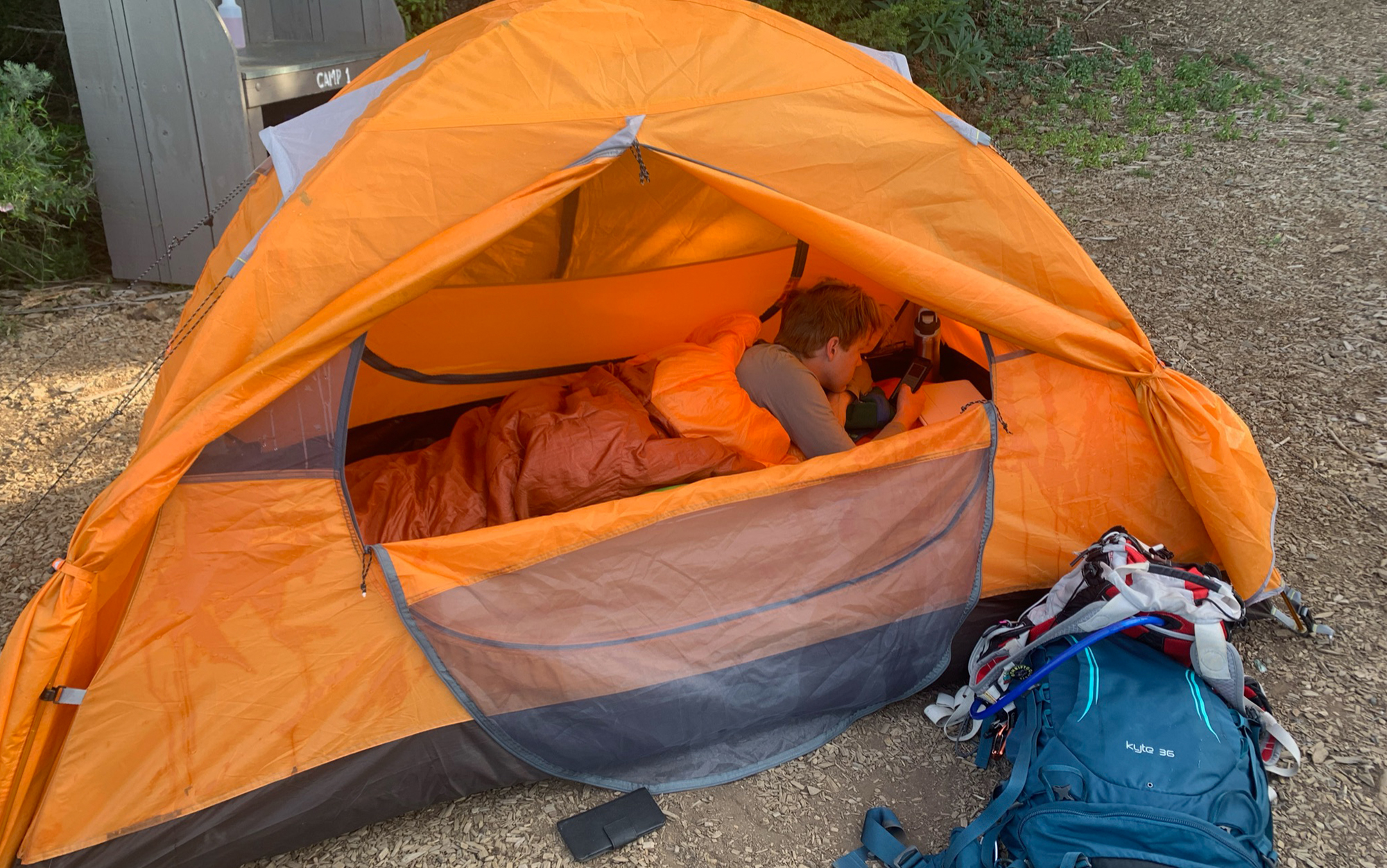 This tent cost $70 on Amazon.