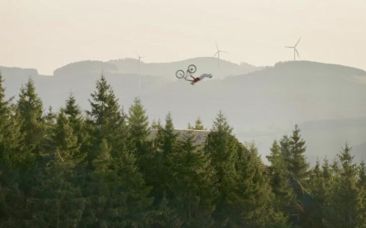 Mountain Biker Erik Fedko Flies Over the Treetops in Insane Video