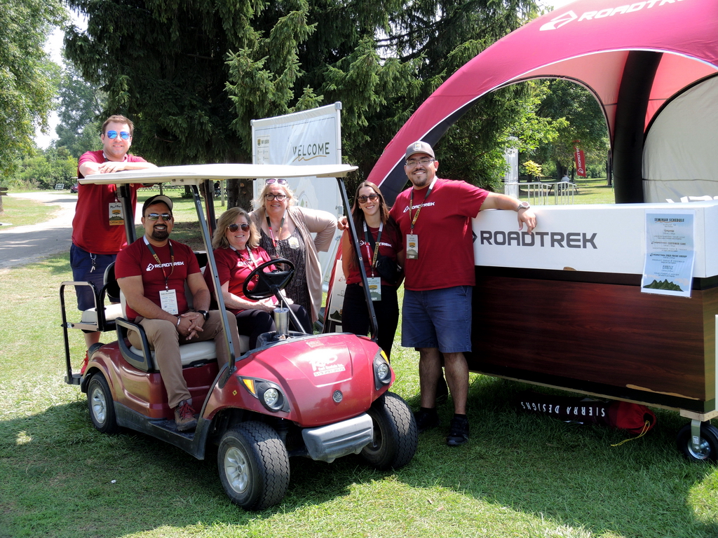 The Roadtrek team were on hand to provide information and a full range of visitor support at the rally.