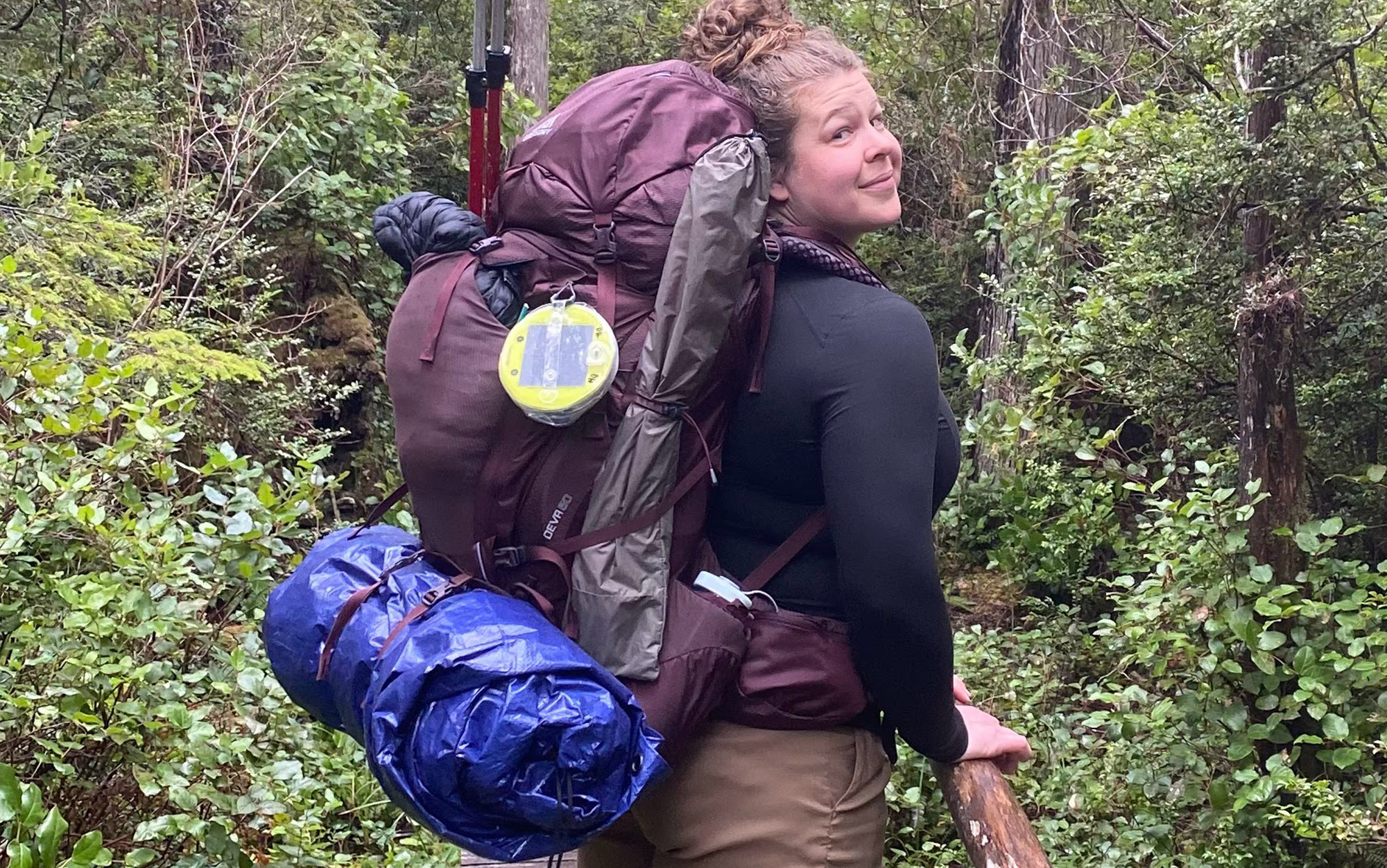 The large undercarriage straps were useful for carrying gear that was expected to get unusually mucky.