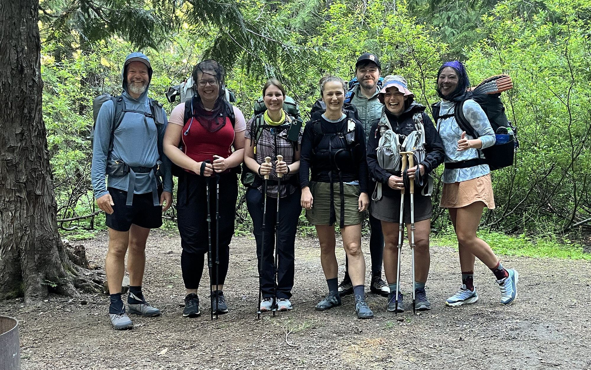 Backpacking backpack testing pic