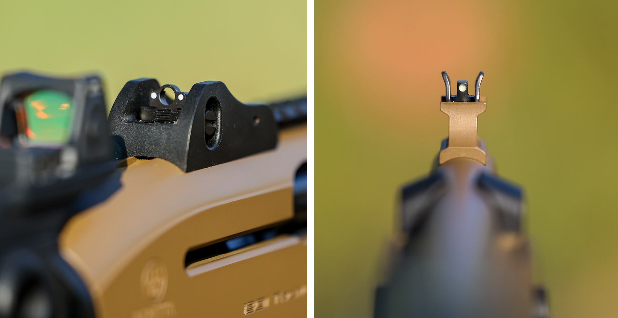 Sights on the The Beretta 1301 Mod 2.