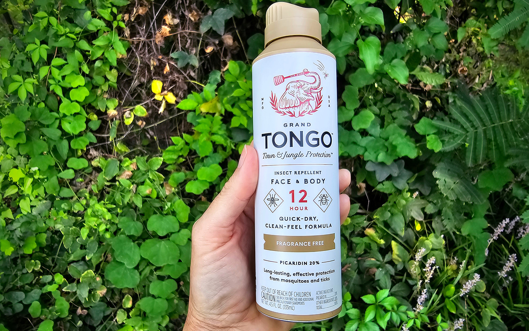  We tested Grand Tongo Fragrance-Free Insect Repellent.