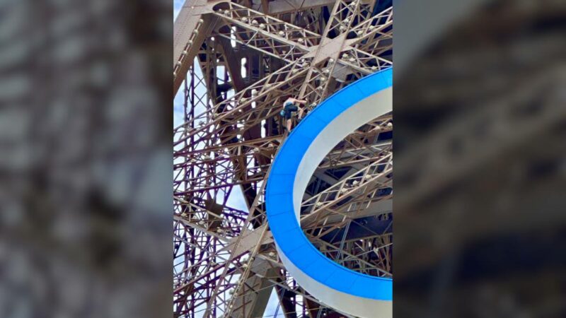 WATCH: Man Attempts to Free-Solo Climb the Eiffel Tower