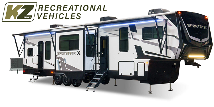 KZ RV Unveils the Reimagined Sportster X Toy Hauler – RVBusiness – Breaking RV Industry News