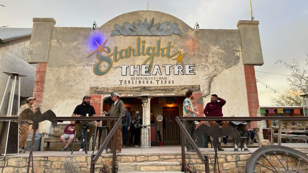 The Starlight Theater in Terlingua, Texas.