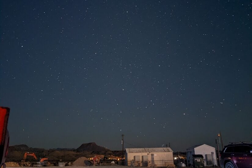 Stargazing at Paisano Village.