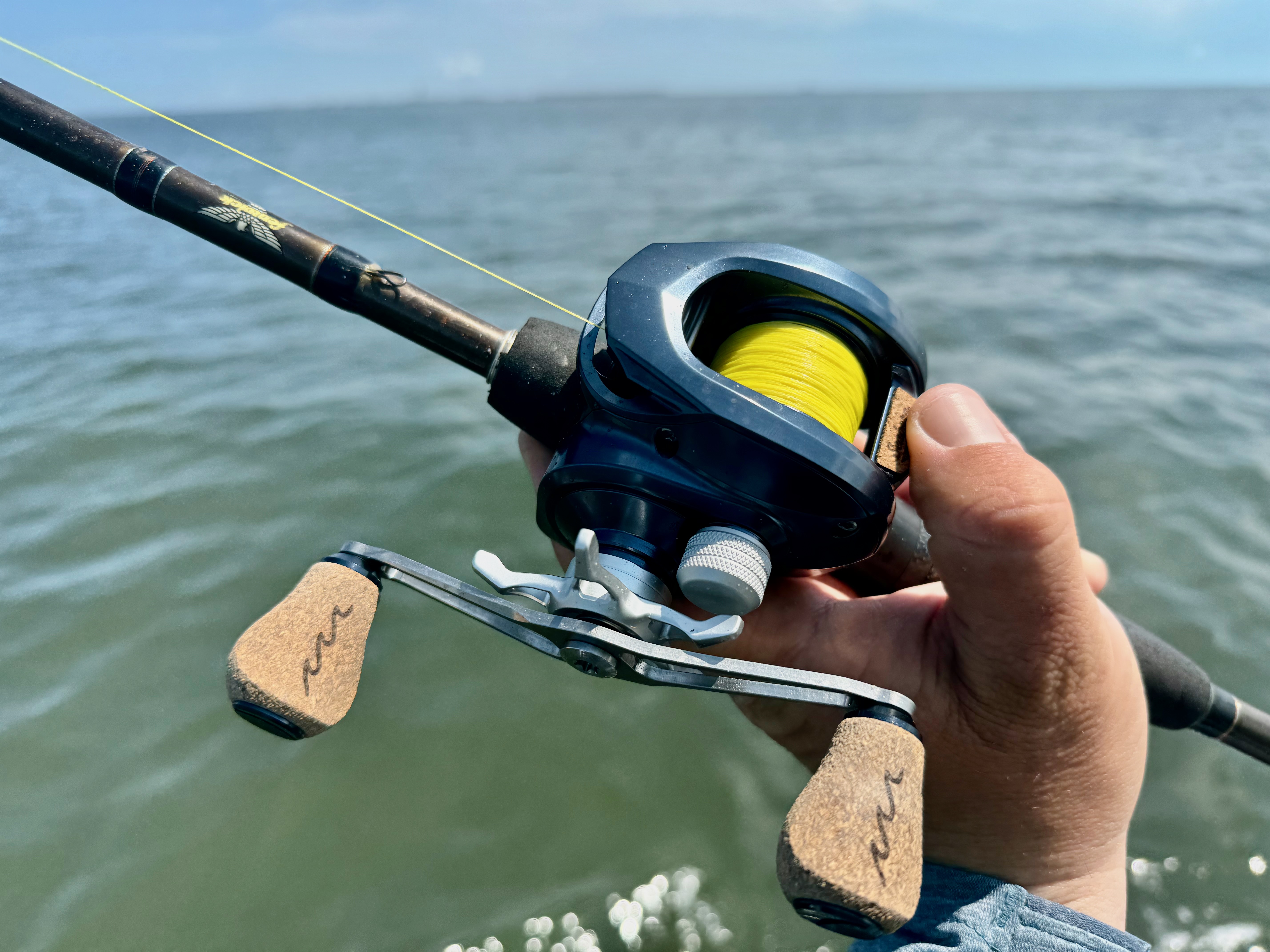  The Bates Salty baitcasting reel