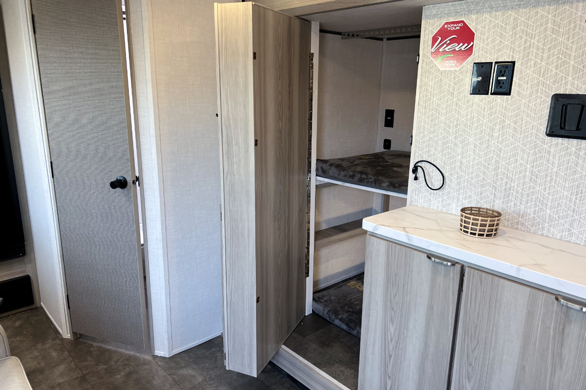 RV hidden bunks