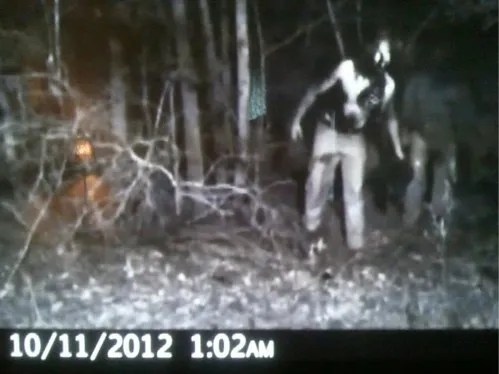 spooky trail camera