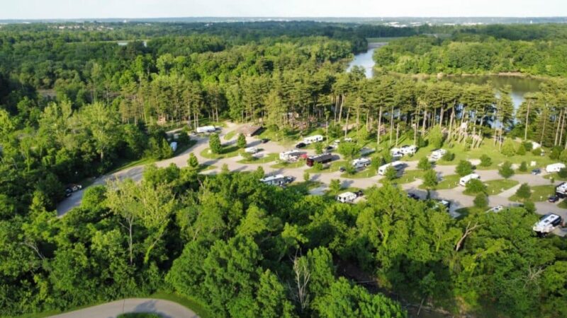 Explore Cincinnati by RV at Winton Woods Campground