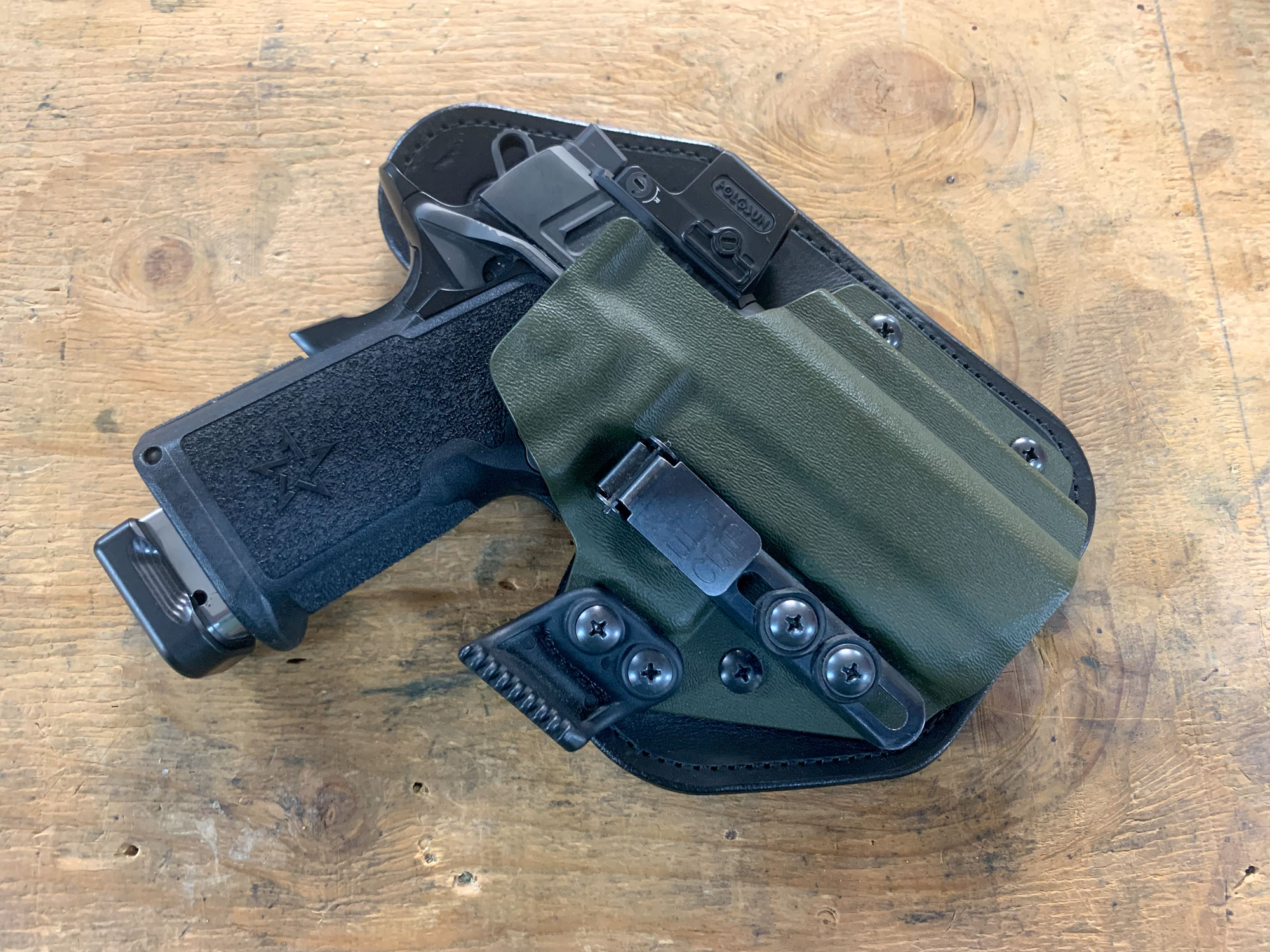  hidden hybrid holsters single clip iwb holster