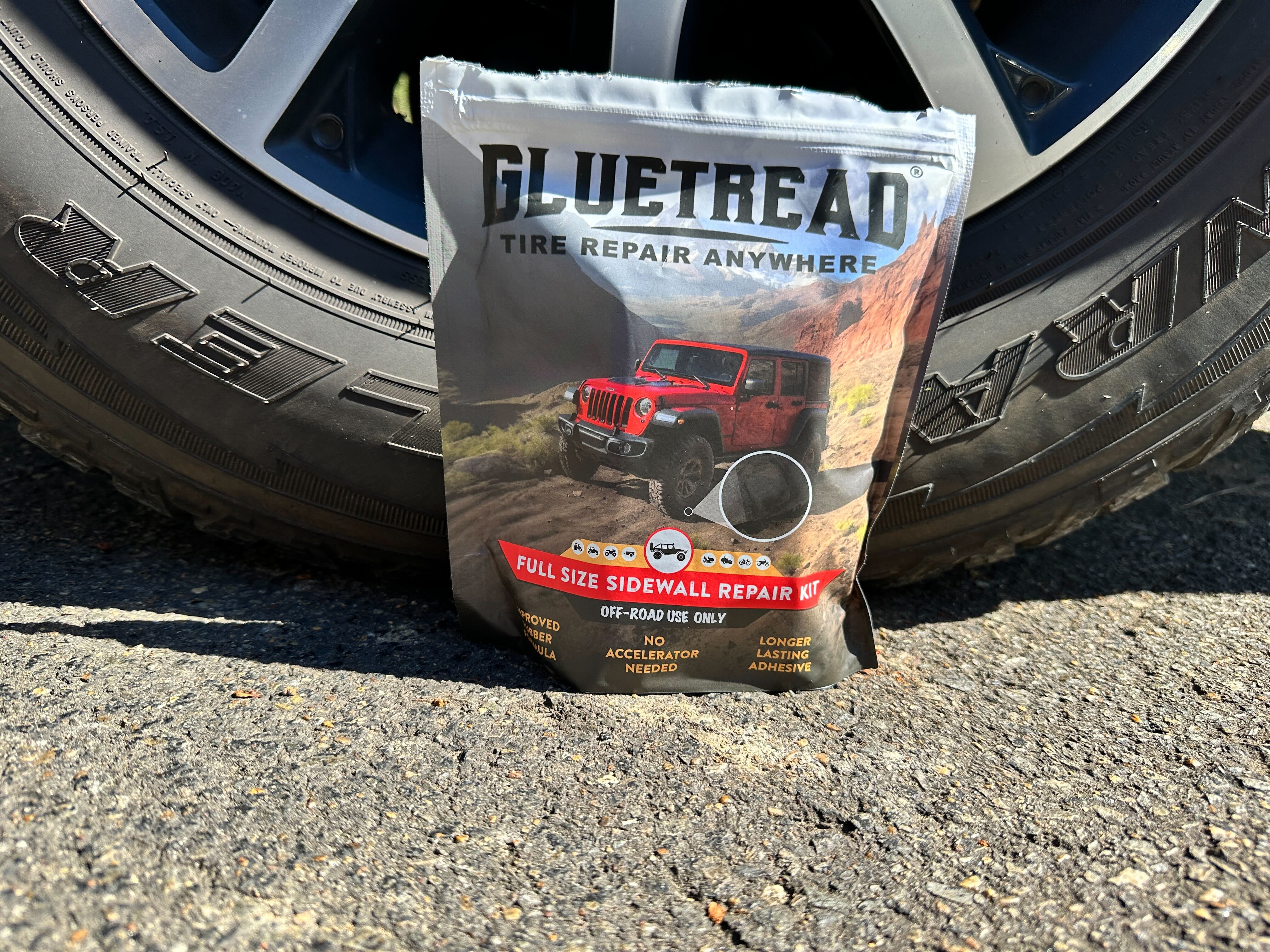  Gluetread tire repair kit