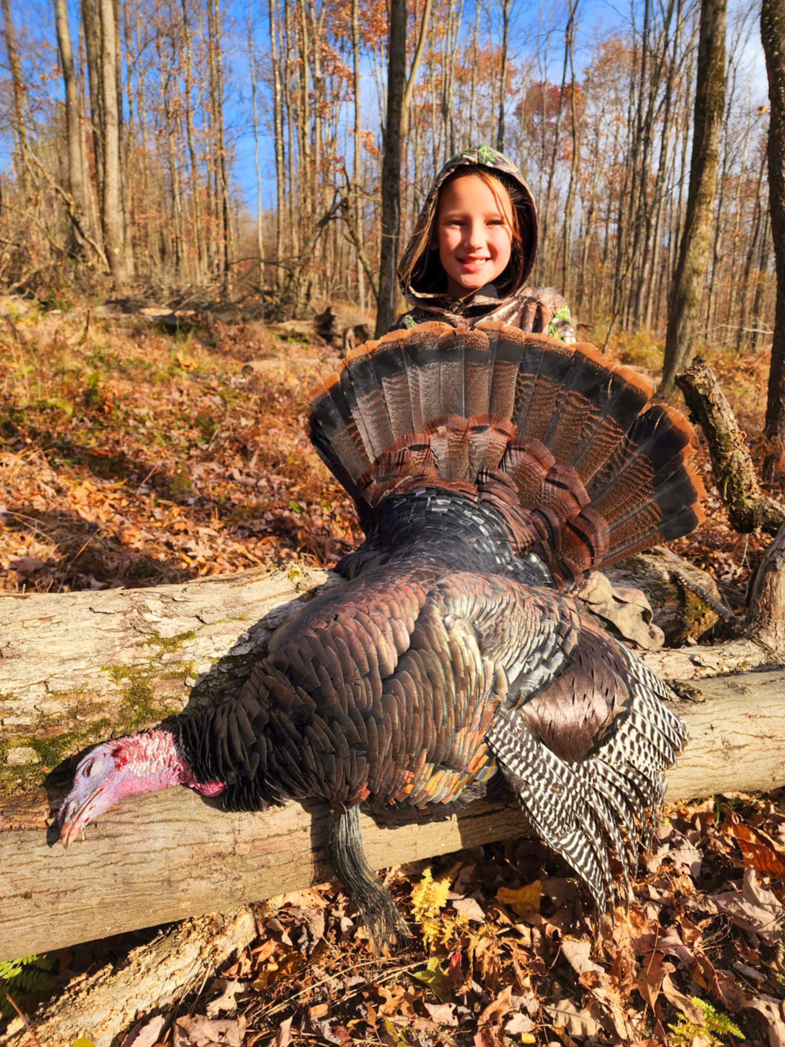 A young hunter with a longbeard.