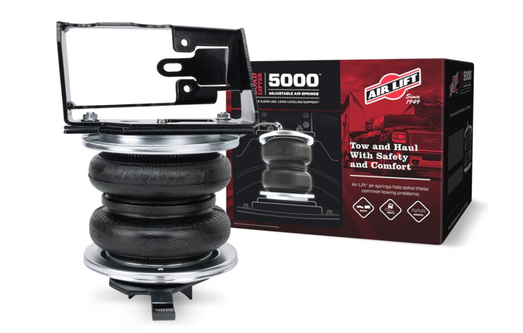 Air Lift load support air spring kits come with an industry-exclusive limited lifetime warranty, covering the entire contents of the kit.