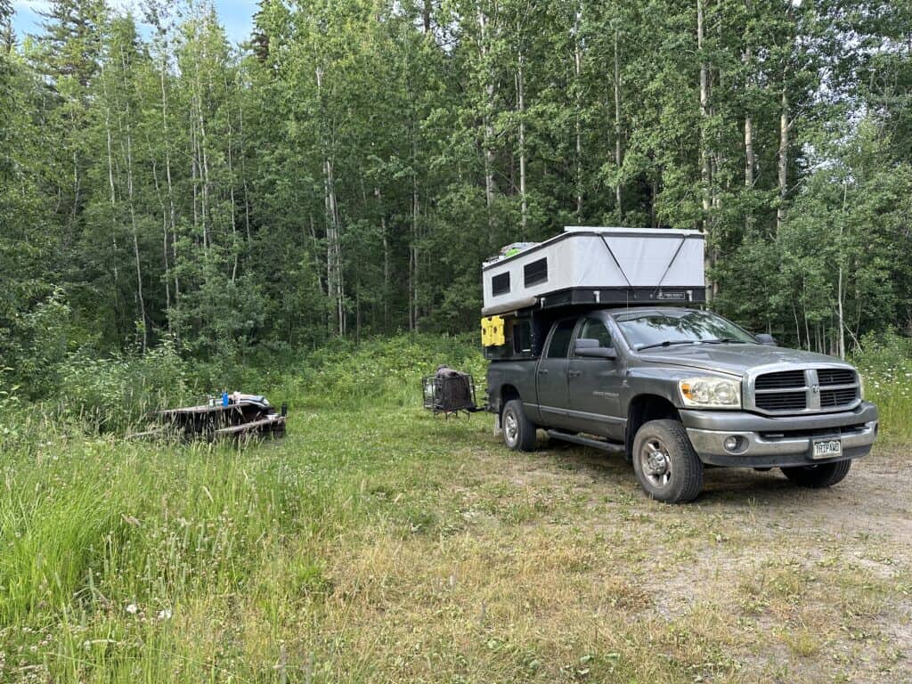 Remote camping with RV internet access inside Project M by Four Wheel Campers (Image: @LiveWorkDream)