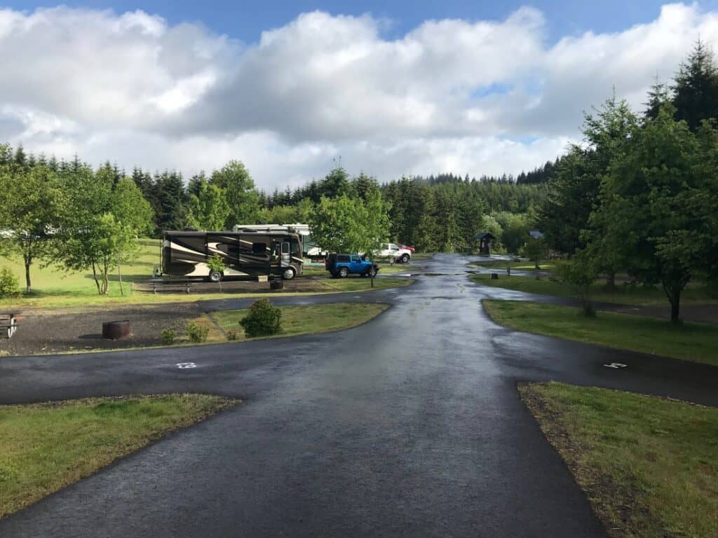 Campsites at L.L. Stub Stewart Memorial State Park