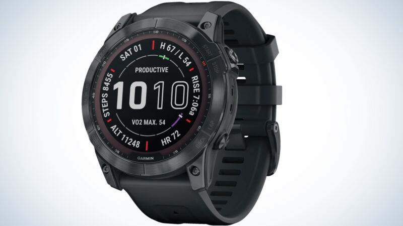 Garmin fenix 7X Sapphire Solar Smartwatch: 20% Off at Cabela’s