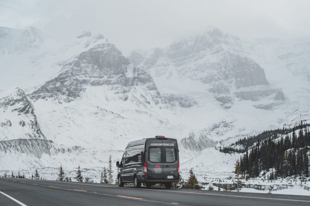 The Karma Campervan - an ideal way to discover winter on the RV roads to adventure!