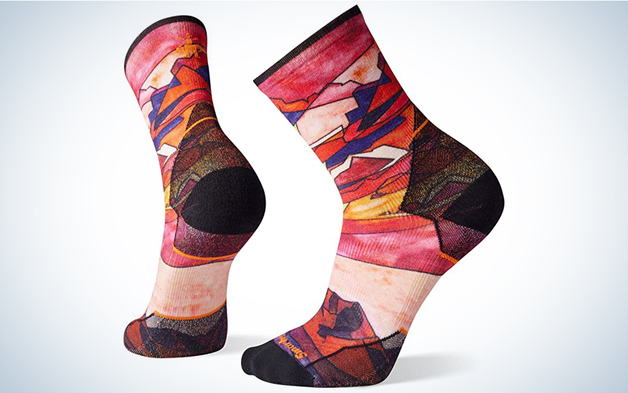  The Smartwool womens Athlete Edition Run Print Crew is a great gift for hikers.