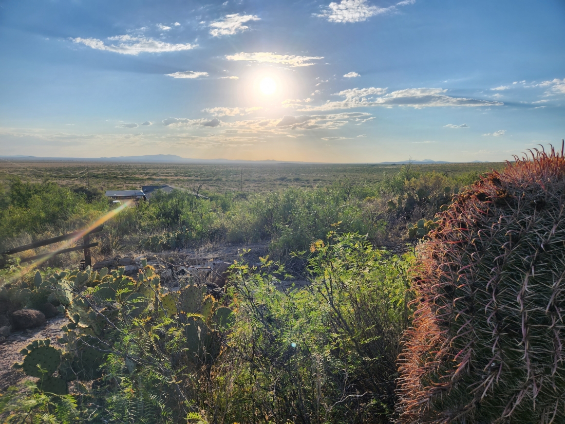 View from Faywood Hot Springs, Silver City, New Mexico