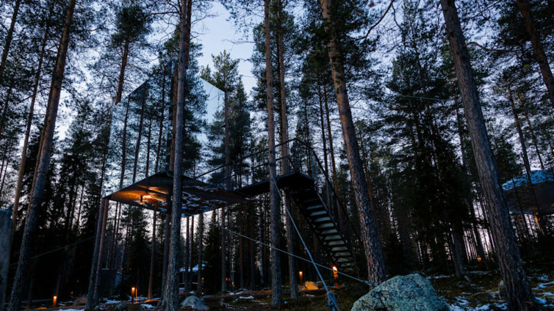 Want to disappear into nature? Stay in one of these mirror houses