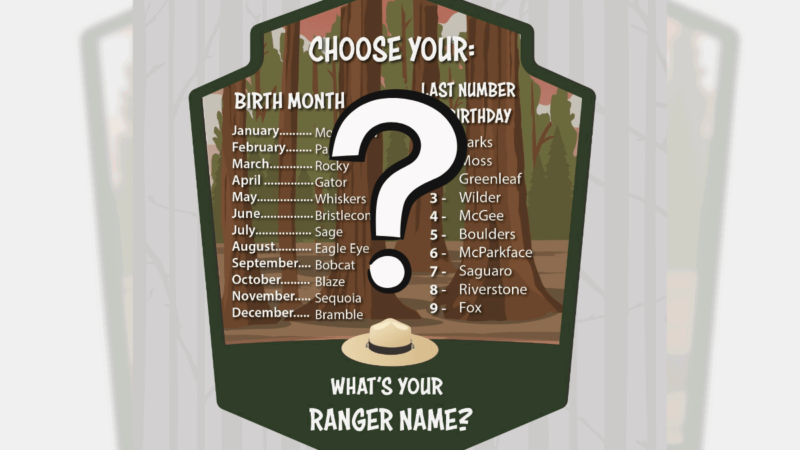 What’s Your Ranger Name? Mine’s ‘Eagle Eye McGee’ (Ha!)