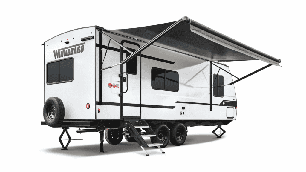 Winnebago M-Series trailer exterior image. Photo courtesy Winnebago.