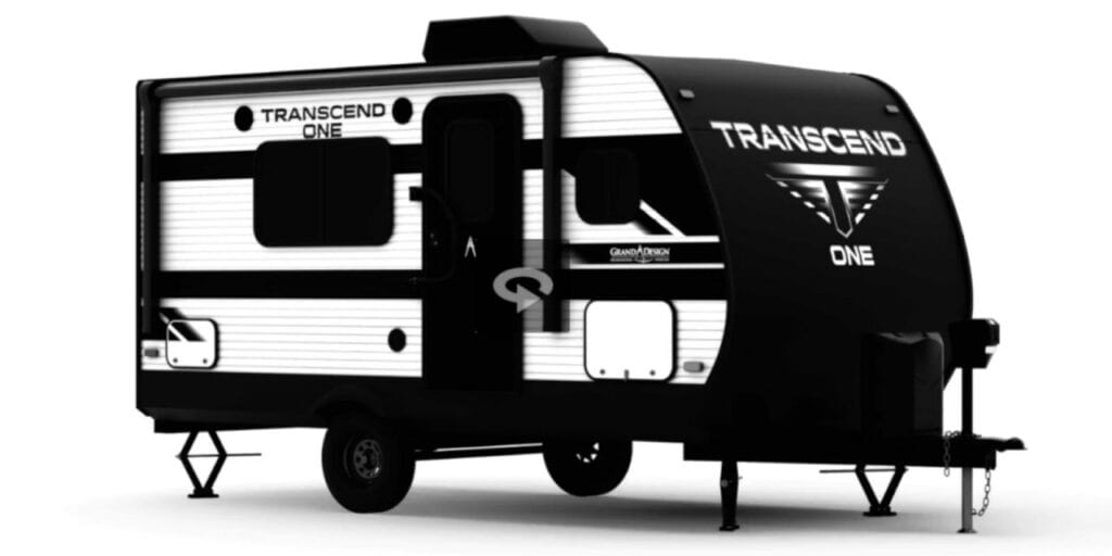 rand Design Transcend exterior image. Photo courtesy Grand Design.