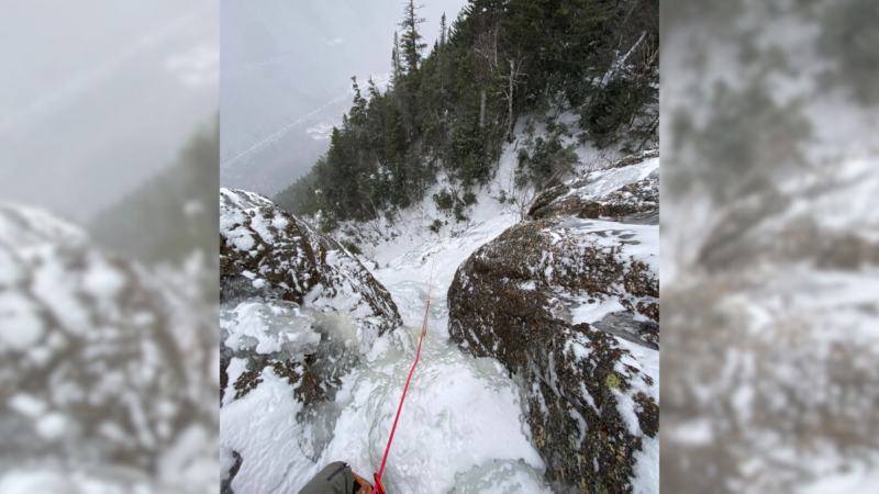 10-Hour Rescue: Ice Climber Fell 60 Feet and Got Really Lucky