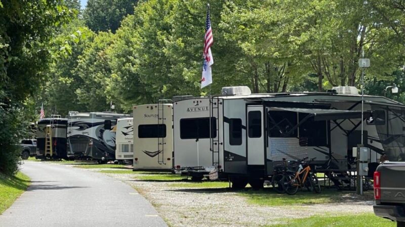 Camp in the Blue Ridge Mountains at Lakewood RV Resort