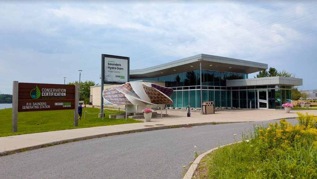 Saunders Hydro Dam Visitor Centre - photo by Cheryl Coles