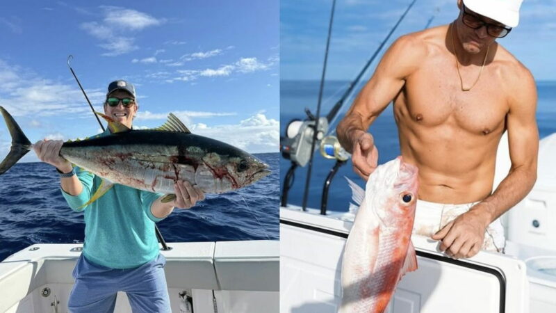 Eli Manning vs. Tom Brady, Except They’re Fishing