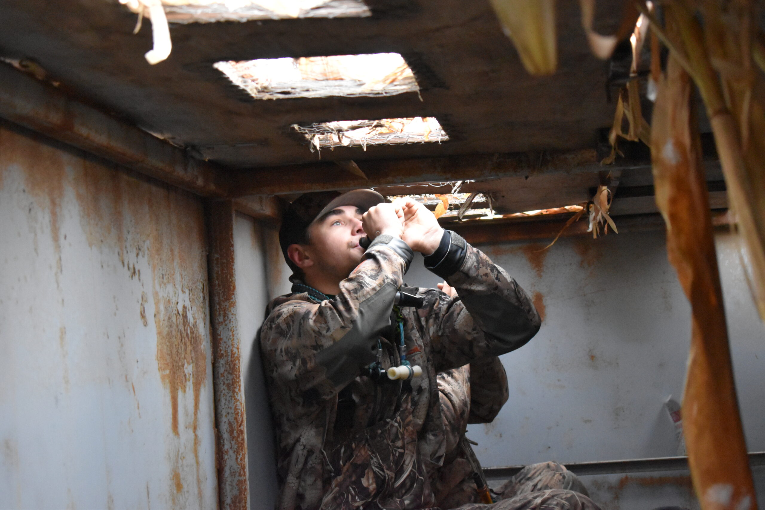 Pit hunting traditional goose grounds makes it tough to traffic honkers.