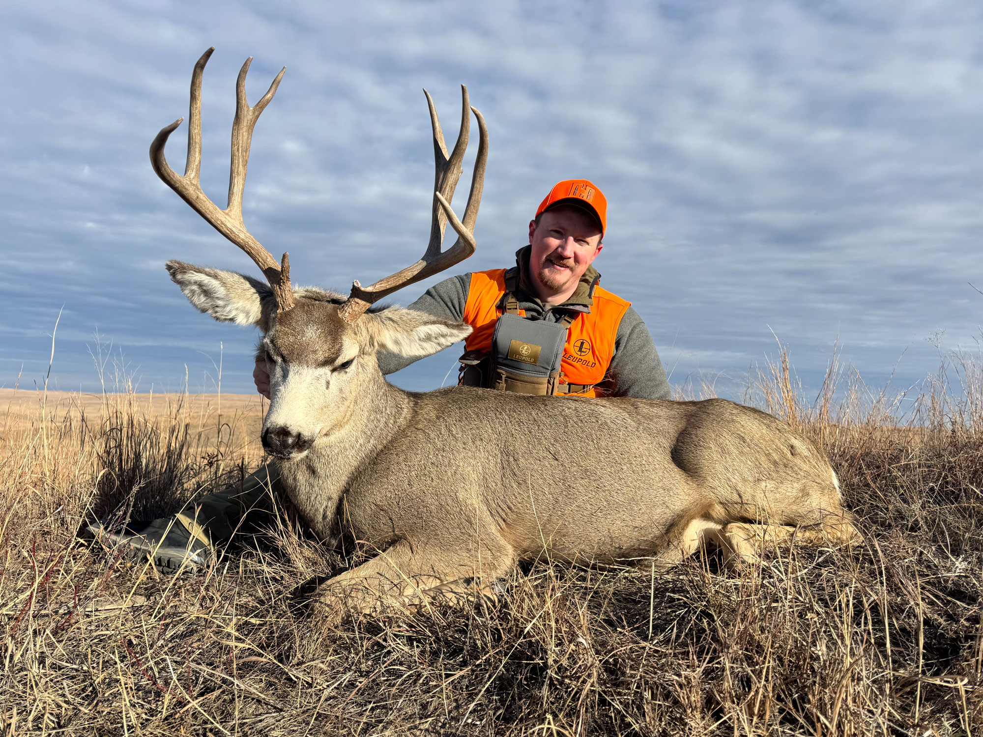 Freel with mule deer buck