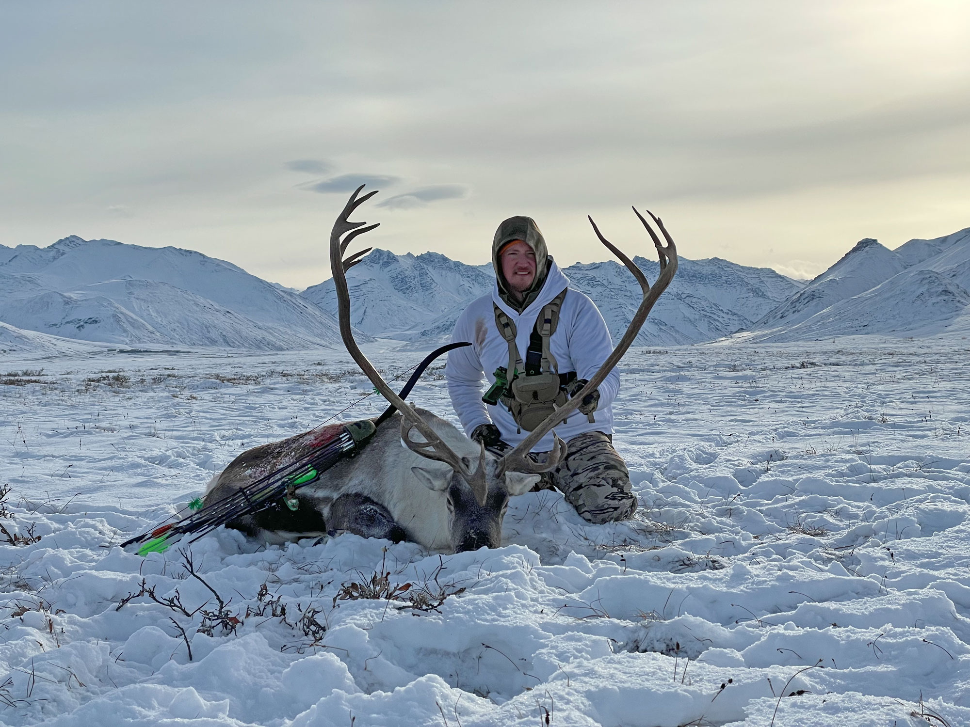 Freel with Archery caribou