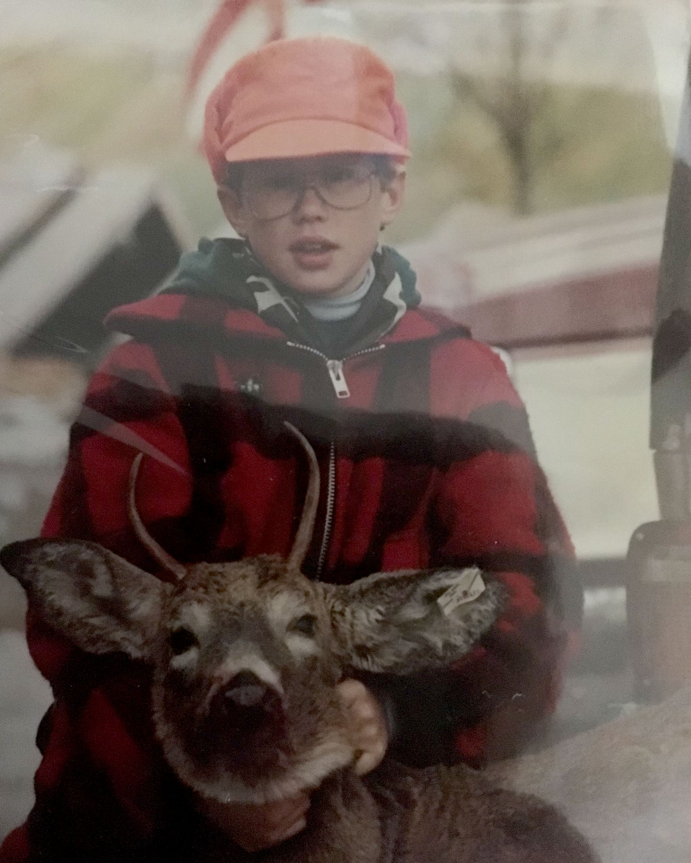 Shultz with his first buck