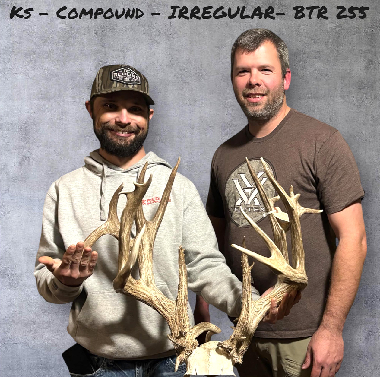 A Kansas bowhunter and a Buckmasters scorer with a trophy rack.