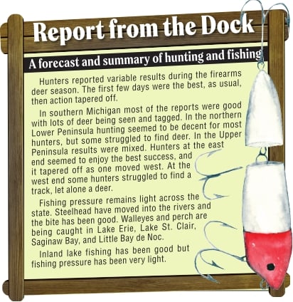 Michigan’s statewide fishing and hunting report on Dec. 2, 2024 – Outdoor News