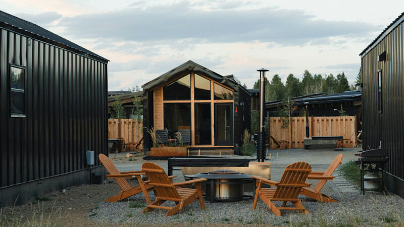 New Boutique Hotel Near Yellowstone Delivers Cabins and Hot Tubs