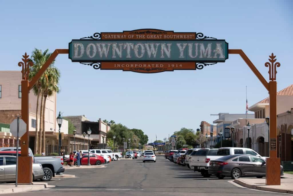 Yuma Arizona is a popular snowbird destination in Arizona