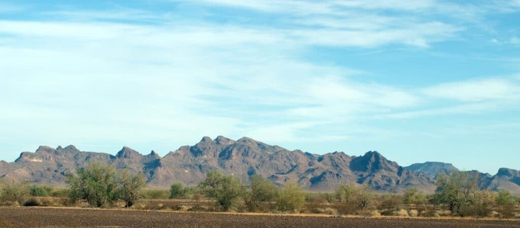 Desert BLM camping in Quartzsite, Arizona