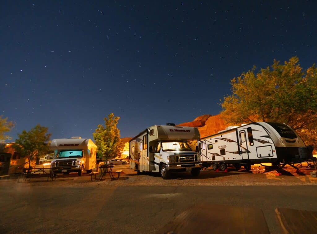 Night skies are part of what draws snowbirds to Arizona RV snowbird destinations 