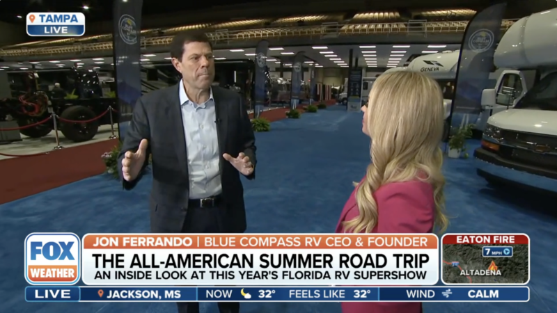 Blue Compass CEO Jon Ferrando Touts RV Industry on Fox TV – RVBusiness – Breaking RV Industry News